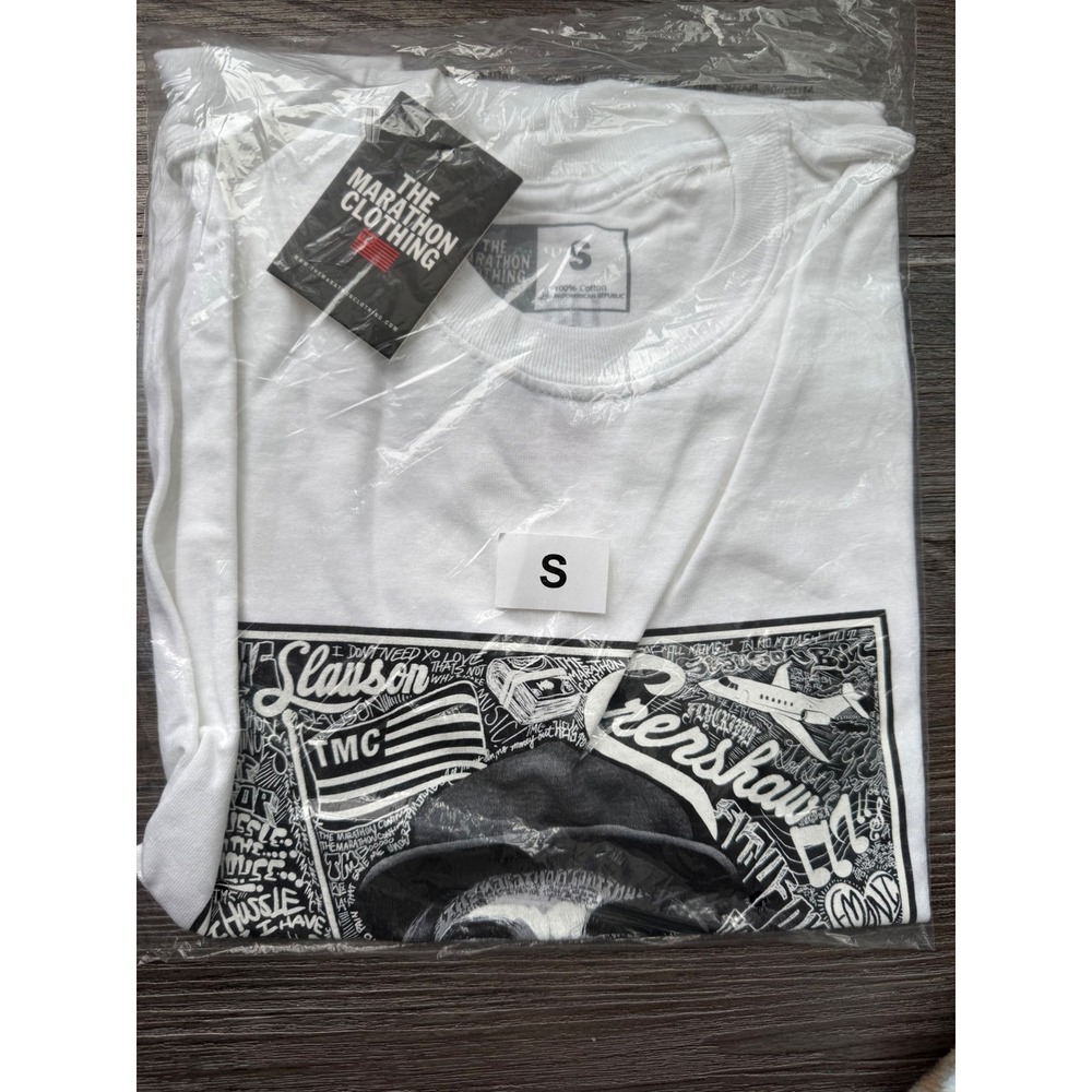 The Marathon Clothing Graphic T Shirt White Size S Mens Crenshaw